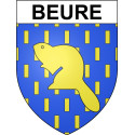 Bazas Sticker wappen, gelsenkirchen, augsburg, klebender aufkleber