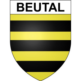 Stickers coat of arms Bazas adhesive sticker