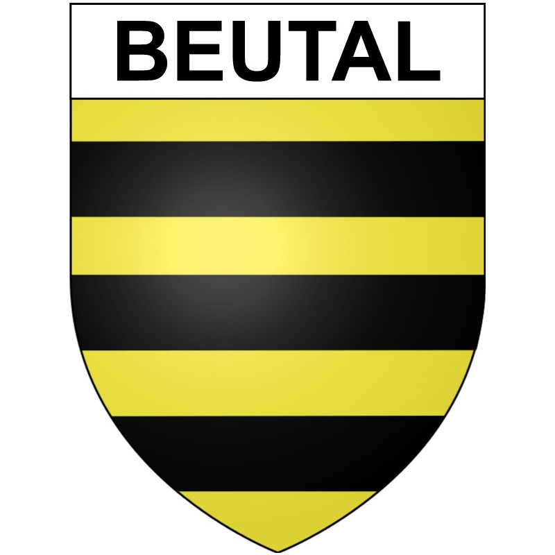 Stickers coat of arms Bazas adhesive sticker