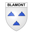 Blamont 25 ville Stickers blason autocollant adhésif