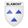 Blamont 25 ville Stickers blason autocollant adhésif