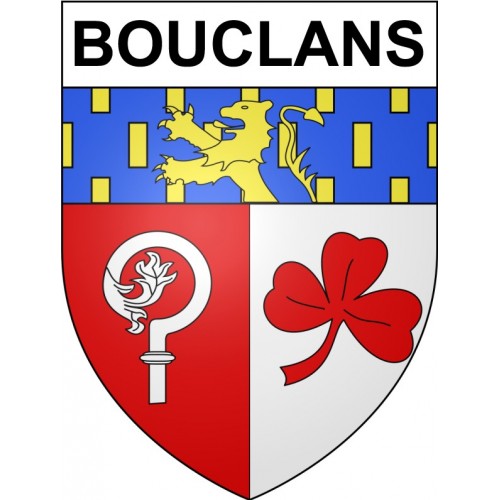 Bouclans 25 ville Stickers blason autocollant adhésif