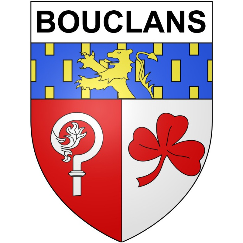 Stickers coat of arms Bazas adhesive sticker