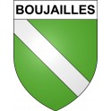 Boujailles 25 ville Stickers blason autocollant adhésif