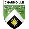 Charmoille 25 ville Stickers blason autocollant adhésif