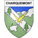 Charquemont 25 ville Stickers blason autocollant adhésif