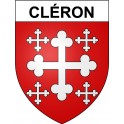 cleron 25 ville Stickers blason autocollant adhésif