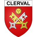 Stickers coat of arms Bazas adhesive sticker