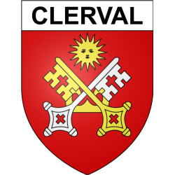 Stickers coat of arms Bazas adhesive sticker