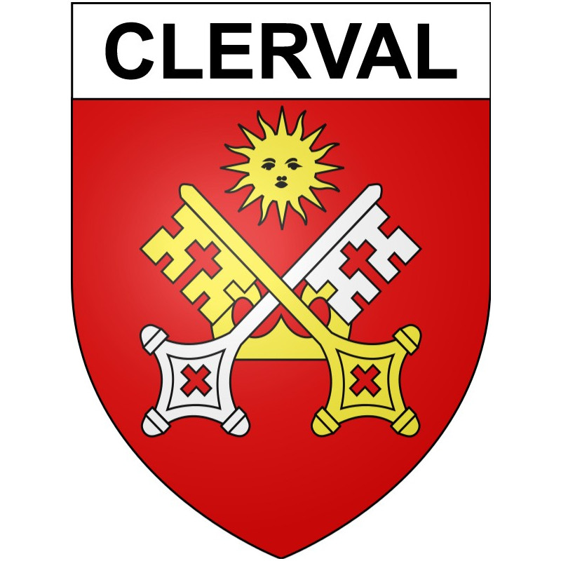 Stickers coat of arms Bazas adhesive sticker