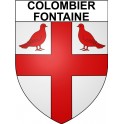 Colombier-Fontaine 25 ville Stickers blason autocollant adhésif