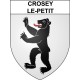 Crosey-le-Petit 25 ville Stickers blason autocollant adhésif