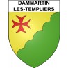 Dammartin-les-Templiers 25 ville Stickers blason autocollant adhésif