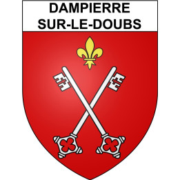 Stickers coat of arms Bazas adhesive sticker