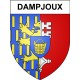 Dampjoux 25 ville Stickers blason autocollant adhésif