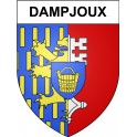 Dampjoux 25 ville Stickers blason autocollant adhésif