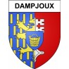 Dampjoux 25 ville Stickers blason autocollant adhésif
