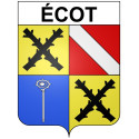 écot 25 ville Stickers blason autocollant adhésif