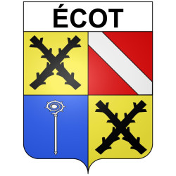 Pegatinas escudo de armas de Bazas adhesivo de la etiqueta engomada