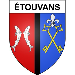 étouvans 25 ville Stickers blason autocollant adhésif