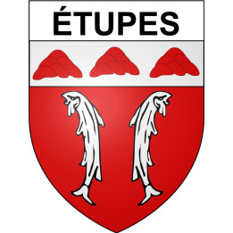Stickers coat of arms Bazas adhesive sticker