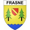 Frasne 25 ville Stickers blason autocollant adhésif