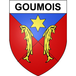 Goumois 25 ville Stickers blason autocollant adhésif
