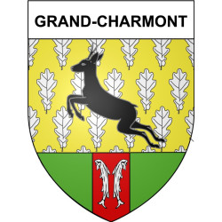 Grand-Charmont 25 ville Stickers blason autocollant adhésif