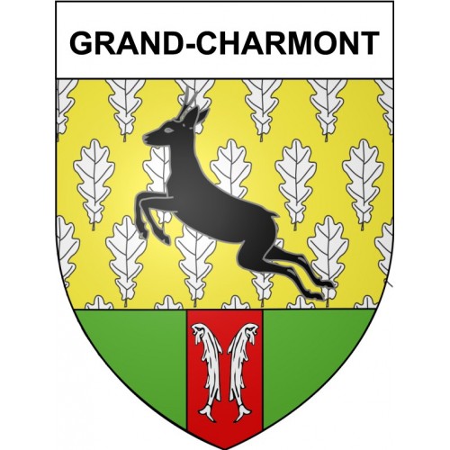 Grand-Charmont 25 ville Stickers blason autocollant adhésif