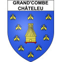 Stickers coat of arms Bazas adhesive sticker