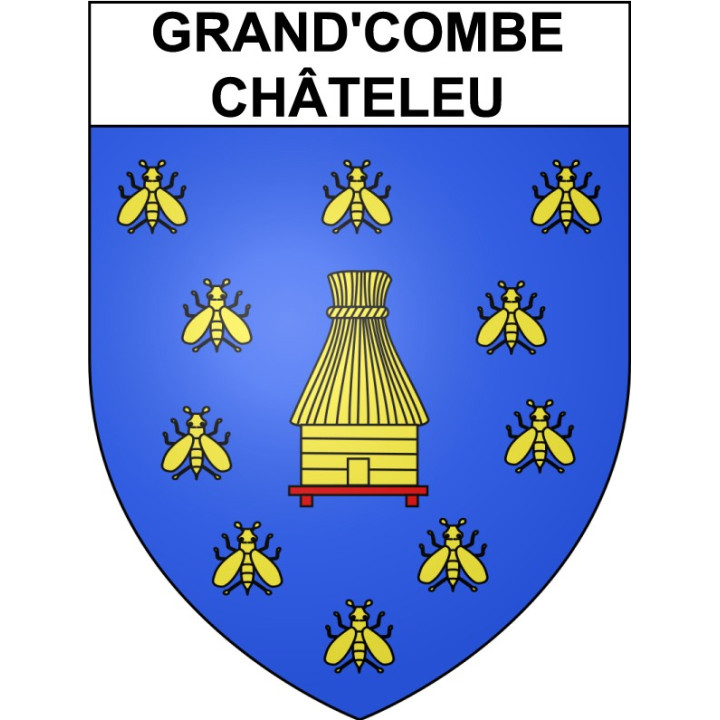 Stickers coat of arms Bazas adhesive sticker