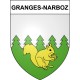 Granges-Narboz 25 ville Stickers blason autocollant adhésif