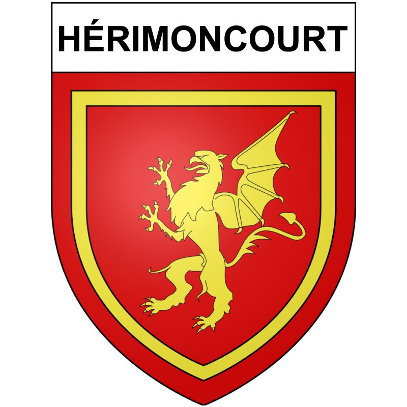 Hérimoncourt 25 ville Stickers blason autocollant adhésif