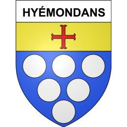 Hyémondans 25 ville Stickers blason autocollant adhésif