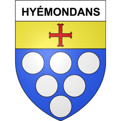 Hyémondans 25 ville Stickers blason autocollant adhésif