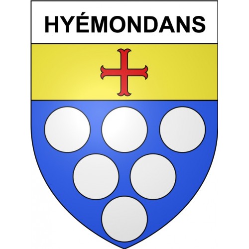 Hyémondans 25 ville Stickers blason autocollant adhésif