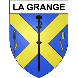 La Grange 25 ville Stickers blason autocollant adhésif