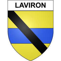 Laviron 25 ville Stickers blason autocollant adhésif