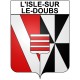 L'Isle-sur-le-Doubs 25 ville Stickers blason autocollant adhésif