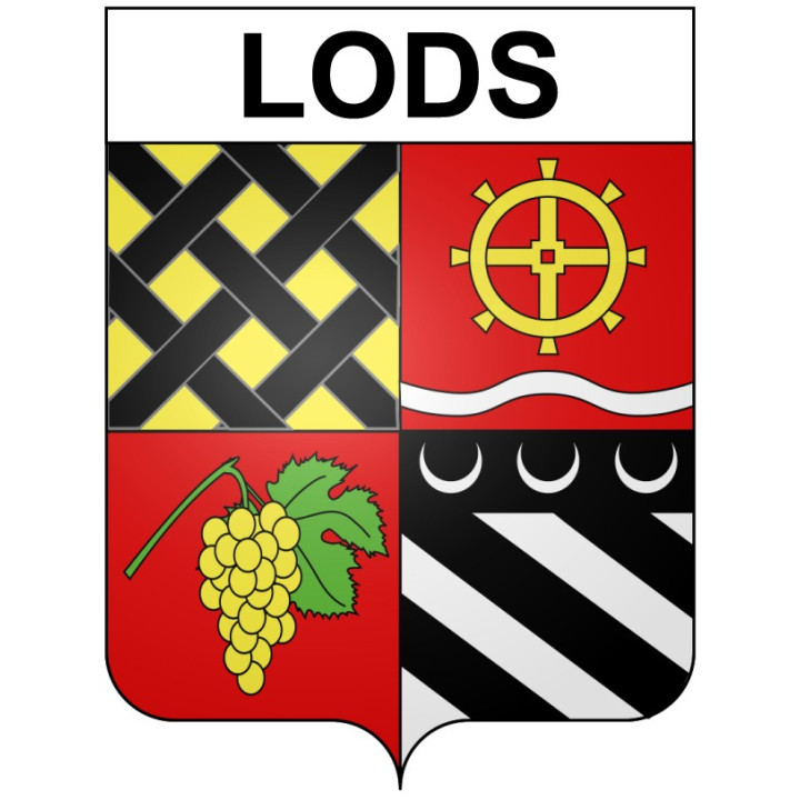 Stickers coat of arms Bazas adhesive sticker