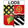 Lods 25 ville Stickers blason autocollant adhésif