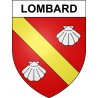 Lombard 25 ville Stickers blason autocollant adhésif