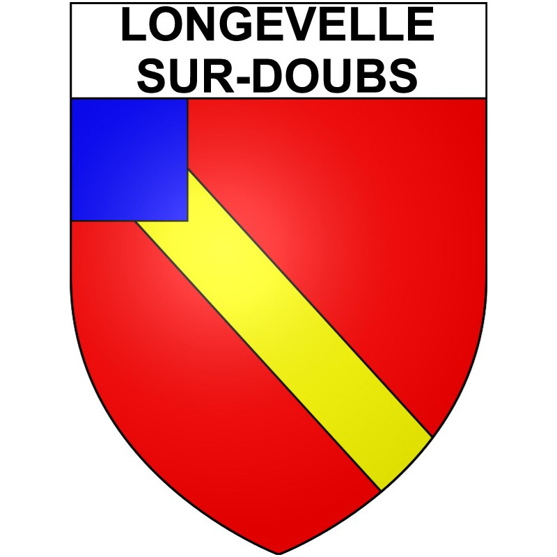Longevelle-sur-Doubs 25 ville Stickers blason autocollant adhésif