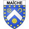 Maîche 25 ville Stickers blason autocollant adhésif