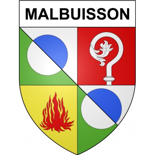 Adesivi stemma Malbuisson adesivo