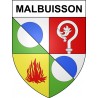 Stickers coat of arms Malbuisson adhesive sticker