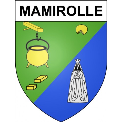 Stickers coat of arms Bazas adhesive sticker