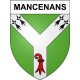 Mancenans 25 ville Stickers blason autocollant adhésif