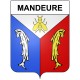 Stickers coat of arms Bazas adhesive sticker