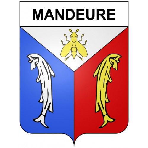 Mandeure 25 ville Stickers blason autocollant adhésif